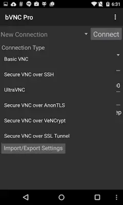 bVNC Secure VNC Viewer android App screenshot 1