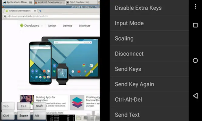 bVNC Secure VNC Viewer android App screenshot 3