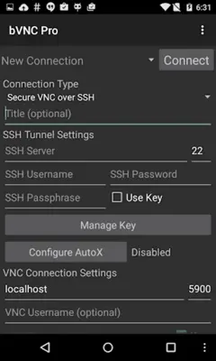 bVNC Secure VNC Viewer android App screenshot 7